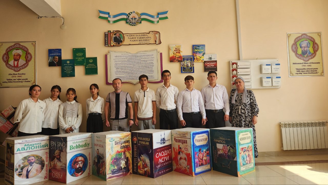 Urgut tuman axborot-kutubxona markazida tumanimizmizning Yangiobod mahallasida joylashgan 35-umumtaʼlim maktabi oʻquvchilari va ustozlari bilan 🏤kutubxona bo‘ylab ekskursiya tashkil etildi