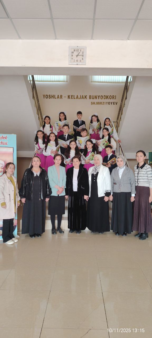 "INFOLIB OʻZBEKISTON 2025" XIV MILLIY AXBOROT-KUTUBXONA HAFTALIGI OCHILISH -123-maktab
