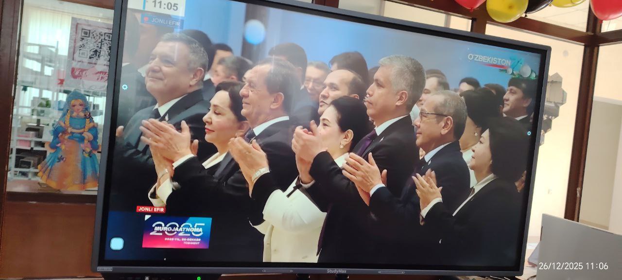 “Ma’naviyat soati” doirasida Prezidentimiz Shavkat Mirziyoyevning Oliy Majlisga va ko‘p millatli xalqimizga yo‘llagan Murojaatnomasini katta e’tibor va ko‘tarinki ruh bilan tingladilar.