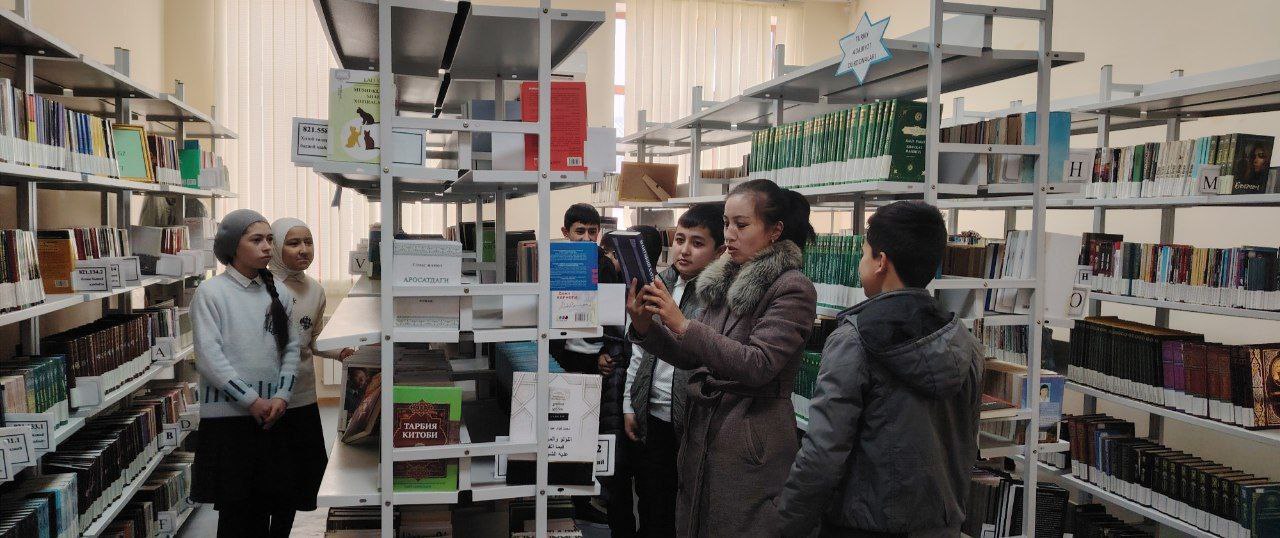Kutubxona bo‘ylab sayohat - 123-maktab